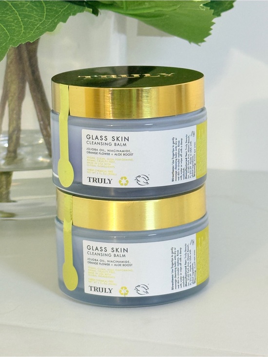 TRULY Other - TRULY Glass Skin Cleansing Balm 3 oz x2 | Jojoba + Niacinamide | Vegan - NEW